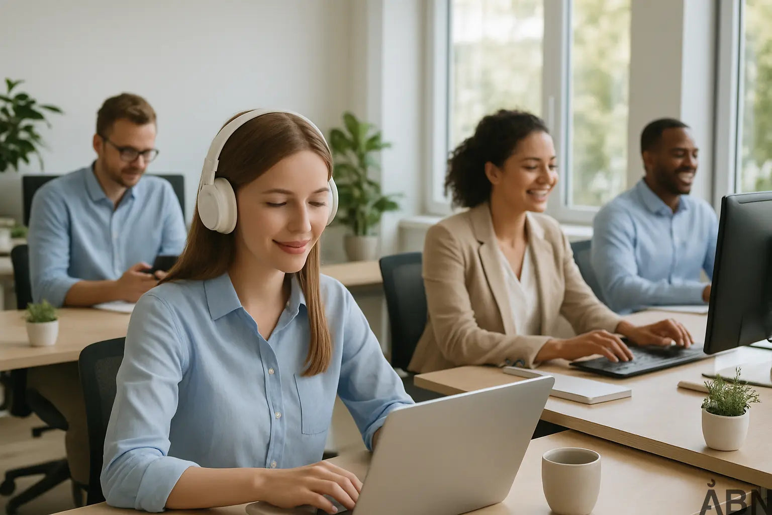 This noise level is preferred in an office.